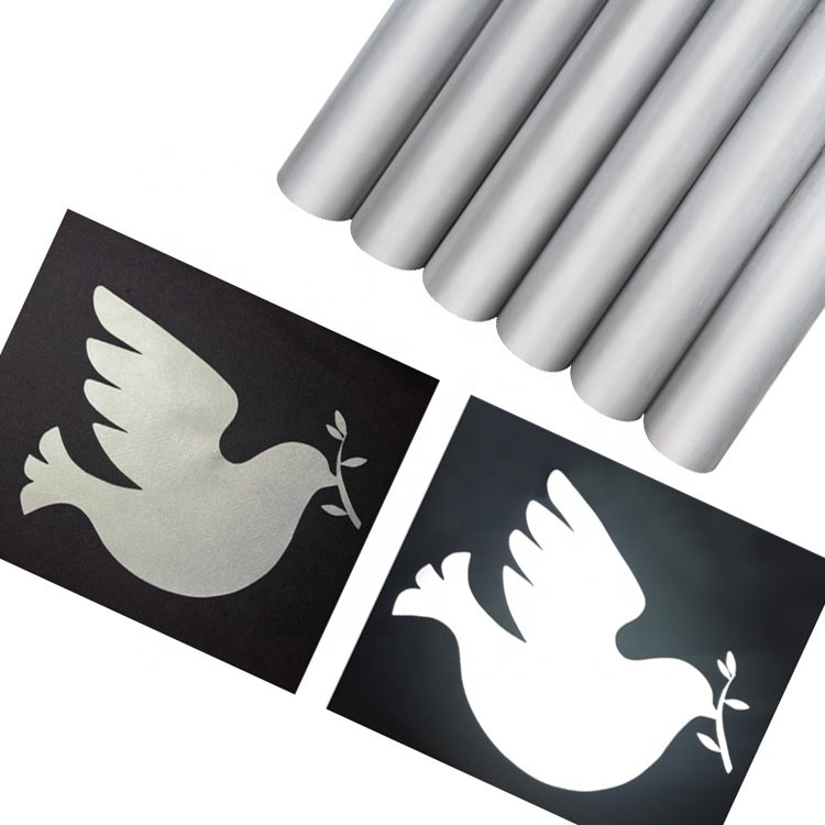 DETU Poly Flex Easy Weed Custom Reflective Heat Transfer Vinyl Silver For Clothing DRX01