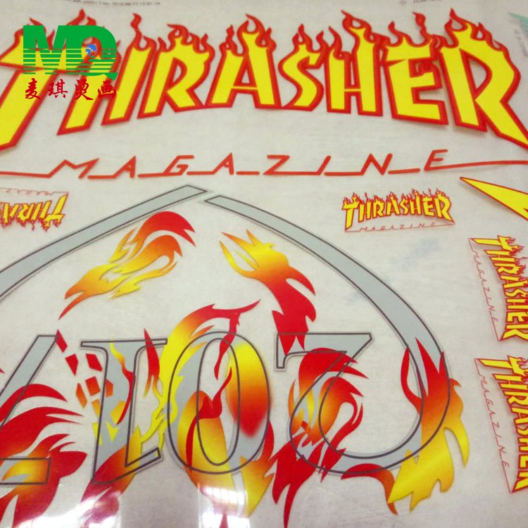 China Factory Customized T-shirt Film Sticker Heat Transfer Printed