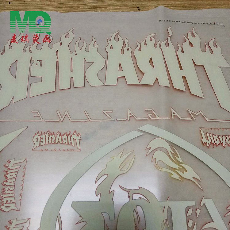 China Factory Customized T-shirt Film Sticker Heat Transfer Printed