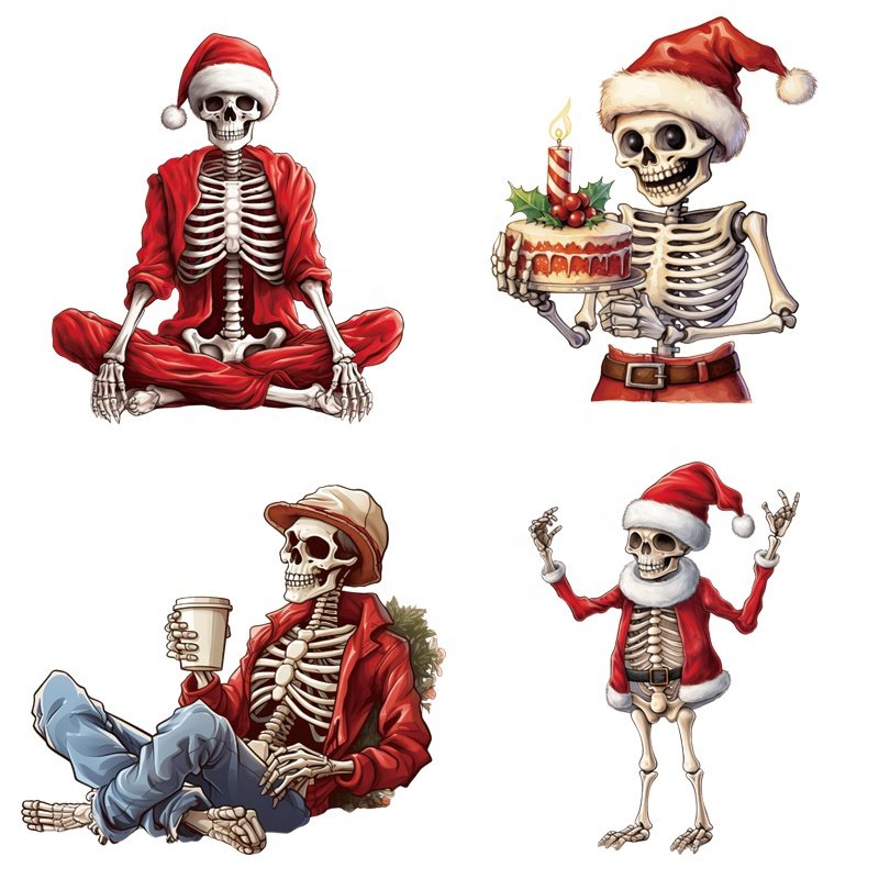 DTF Transfer Christmas Sublimation Designs Christmas Friends Heat Transfer Printing Merry Christmas Clipart Funny