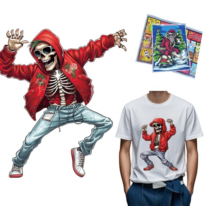 DTF Transfer Christmas Sublimation Designs Christmas Friends Heat Transfer Printing Merry Christmas Clipart Funny