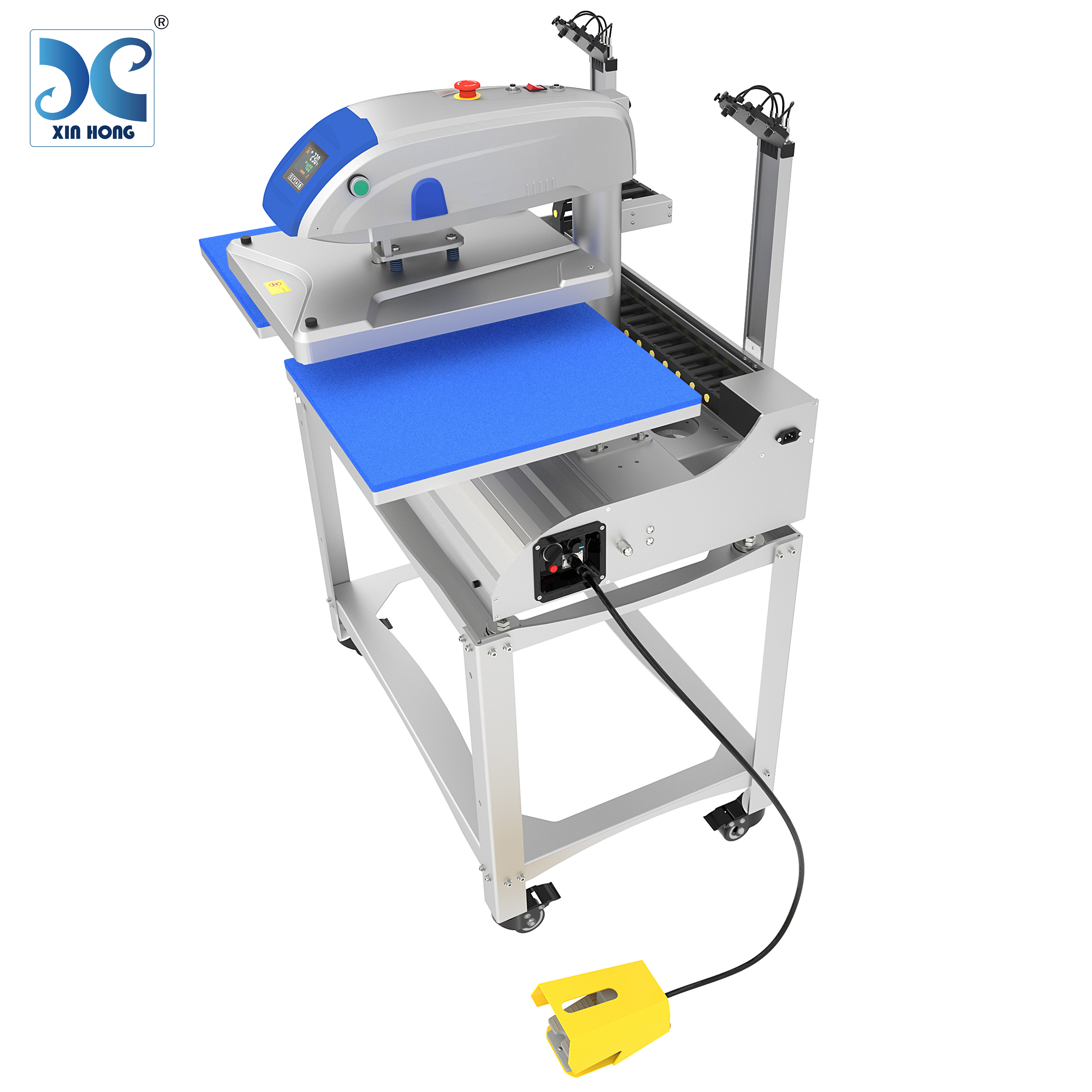 Hot Sale DTF Transfer Double Station Electric T-shirt Transfer Printing Heat Press Machine B2-2N