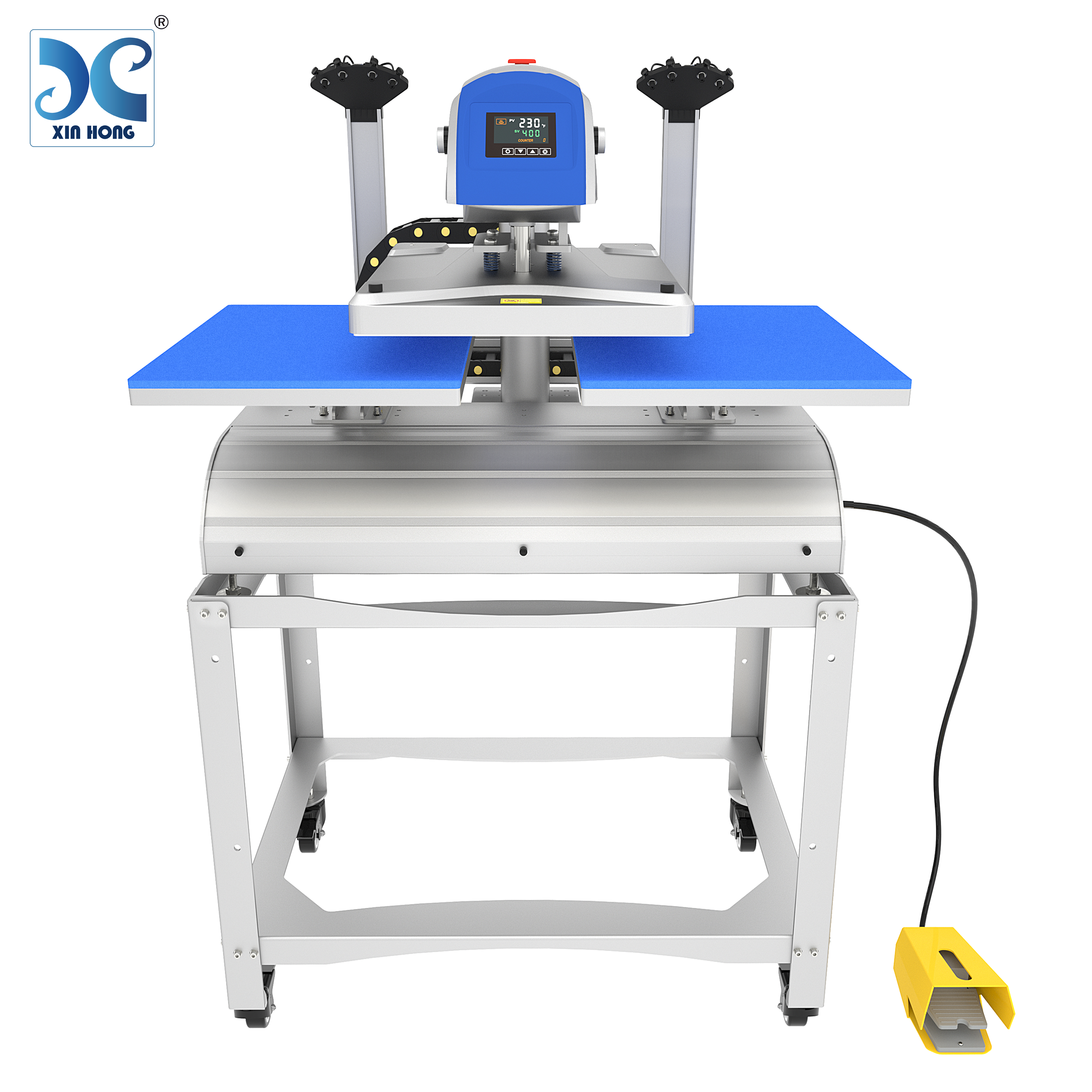 Hot Sale DTF Transfer Double Station Electric T-shirt Transfer Printing Heat Press Machine B2-2N