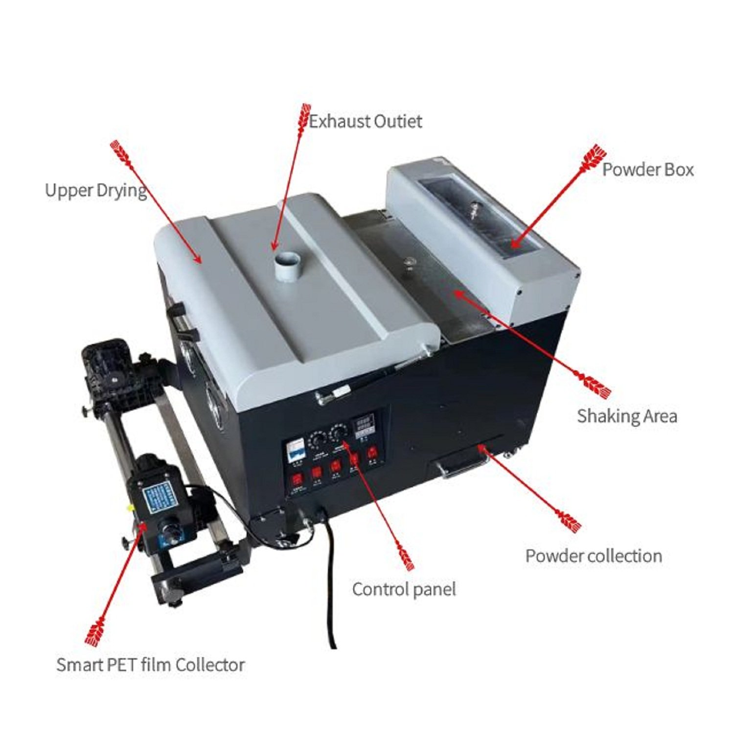 Factory Wholesale A3 Size Uv Dtf Sticker Printer Dtf Printer A3 30cm p1600 Heat Transfer Printing