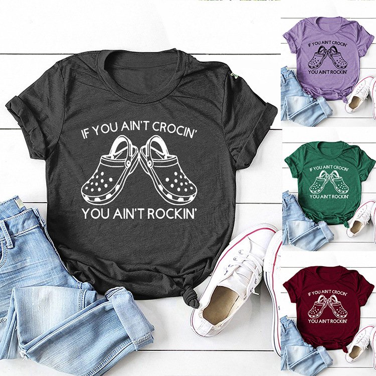 Vietnam Machine Printing T Shirt Wholesale Cheap Women Plus Size T-shirts Korean 2021 Embroidery Heat Transfer Sticker T-shirt
