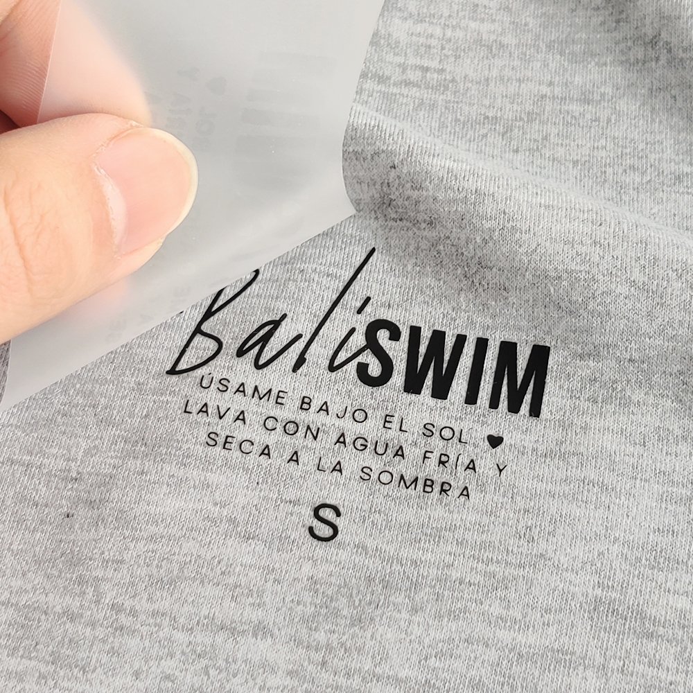 Label Supplier Custom Garment Thermal Transfer Heat Transfer T-shirt Tags Heat Press Labels