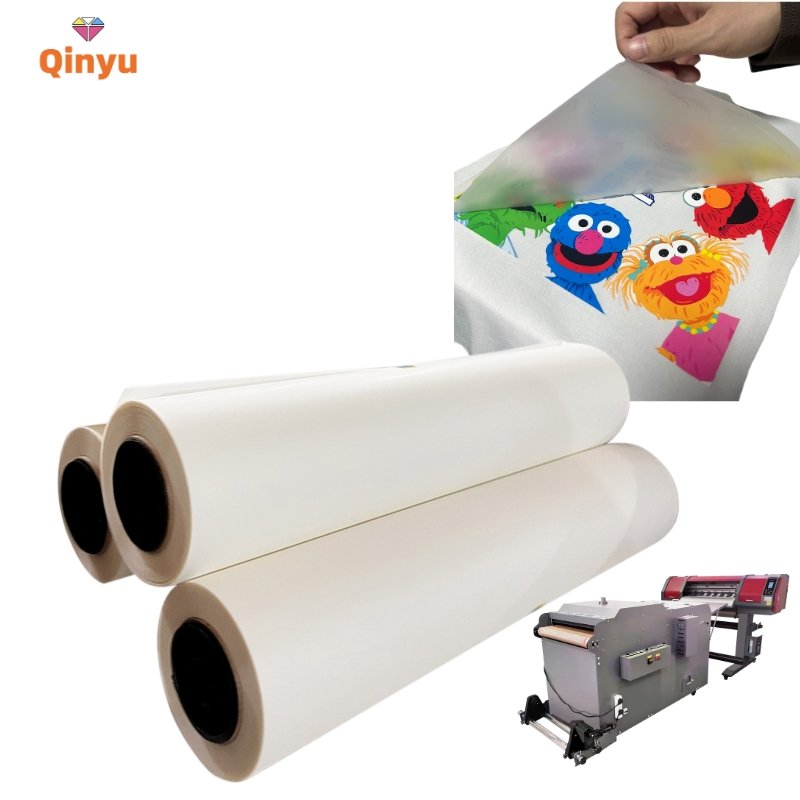 Qinyu Direct to Film digital inkjet Printers 5 color cmykw Heat Transfer Printing DTF Ink