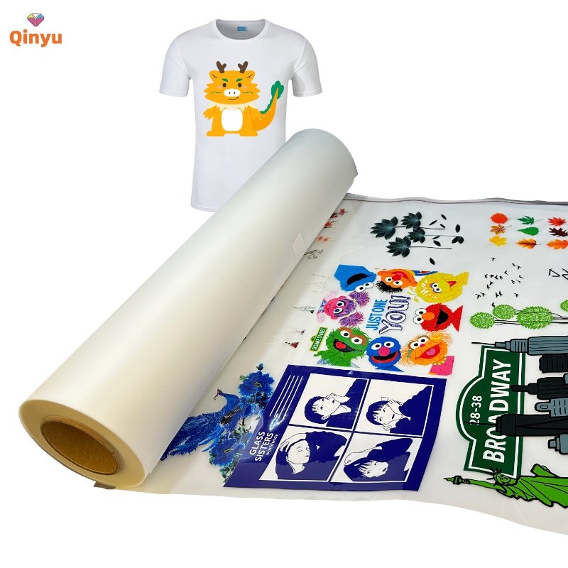 Qinyu Direct to Film digital inkjet Printers 5 color cmykw Heat Transfer Printing DTF Ink