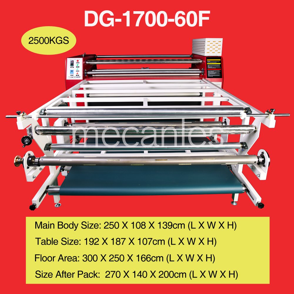High Quality T Shirt Heat press machines Roller Heat transfer printing machines