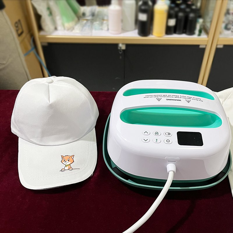 Circuit Mini T-shirt Printing Press Machine Portable Iron T-shirt Heat Press Transfer Printing Machine for t shirts shoes hats E