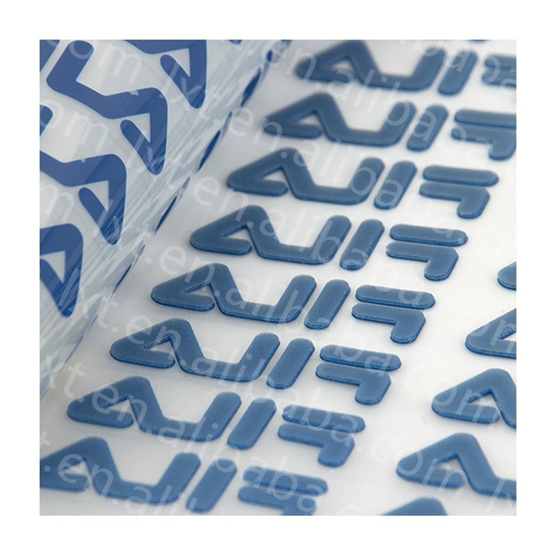 3D Stereo Silicone Hot Stamping Garment Bags Thick Plate Heat Transfer Printed Clothing Trademarks Textile Manufactured