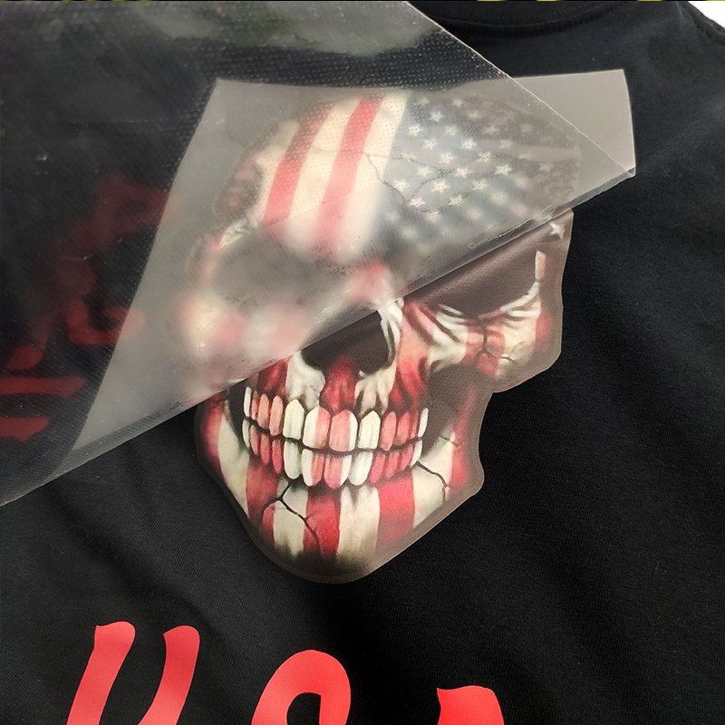 2025 Best Quality Skull Printed Heat Transfer Vinyl Heat Transfer Film Printing Ink Hydrographics Water Transfer Printing
