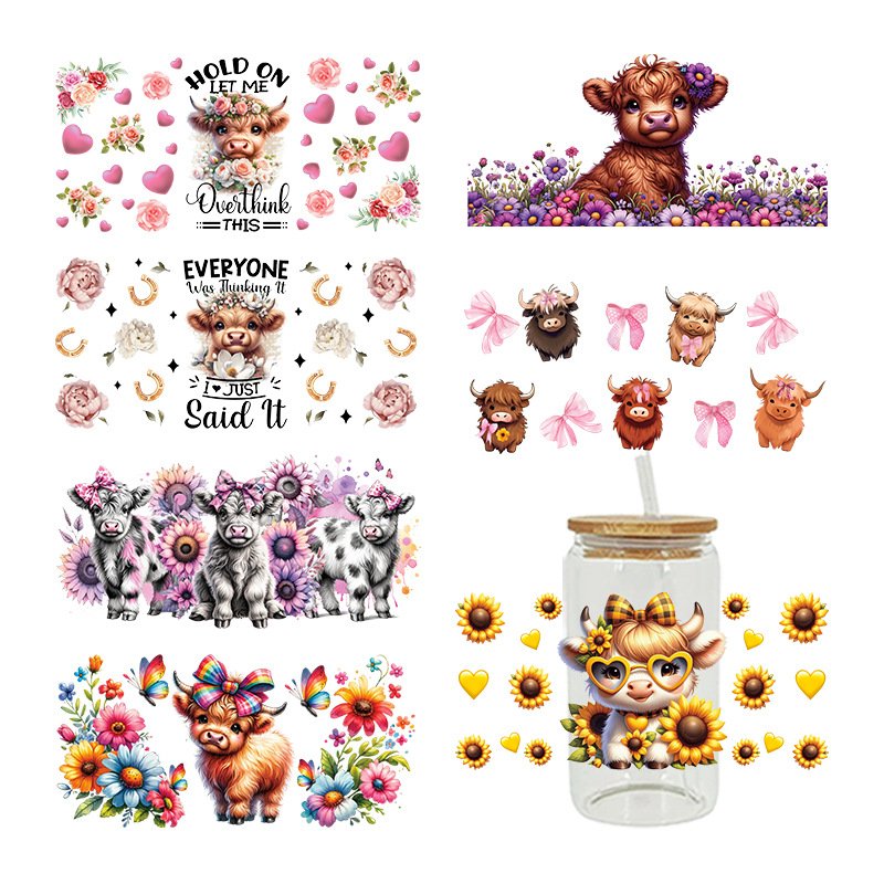 Best Sellers Customized Transfer Printing Labels Printing Uv Dtf Cup Wrap Transfers Cup Uv Transfer And Dtf Sticker