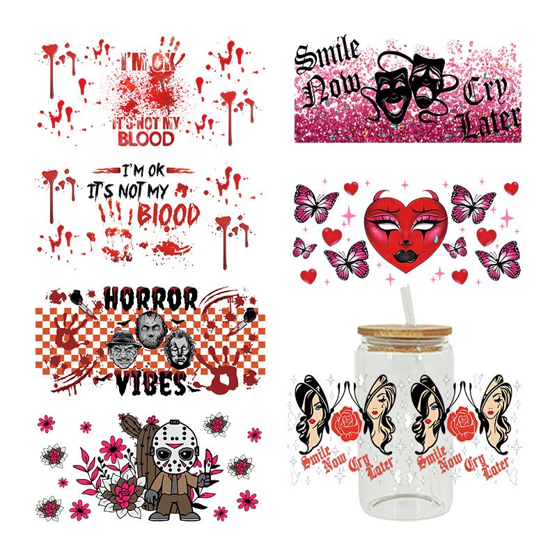 Best Sellers Customized Transfer Printing Labels Printing Uv Dtf Cup Wrap Transfers Cup Uv Transfer And Dtf Sticker