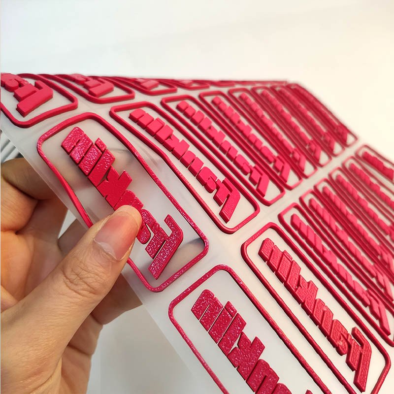 2025 Popular 3d Logo Heat Transfer for Clothing Transfer Print Sticker Transfer Printing on Tshirt custom silicone