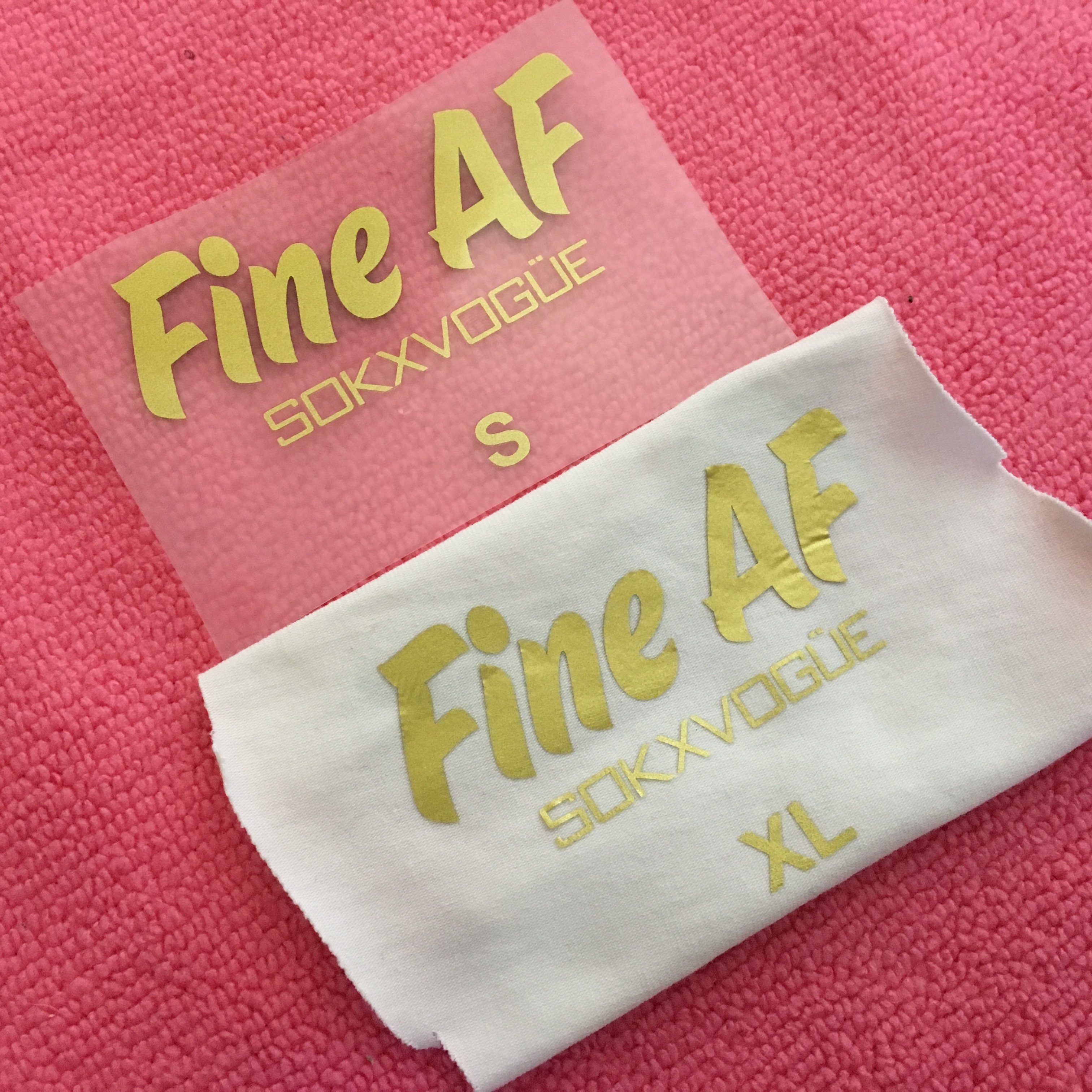 perfect quality shiny gold washing care heat transfer label,clean logo iron on transfer label for bra