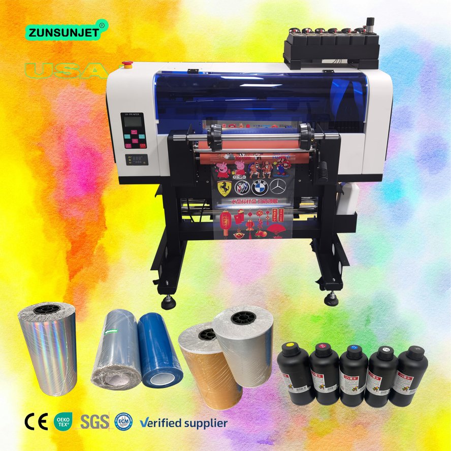 Uv Dtf Sticker A3 Size 30 Uv Dtf Mini Printer For Uv Logo Transfer Sticker