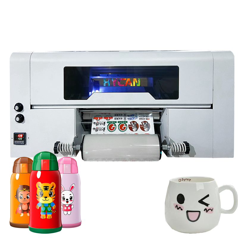 A3 UV DTF PRINTER Transfer Printing Machine 8Pass AB Film Printer for Cups Glass Bottle Pen Plastic Printer