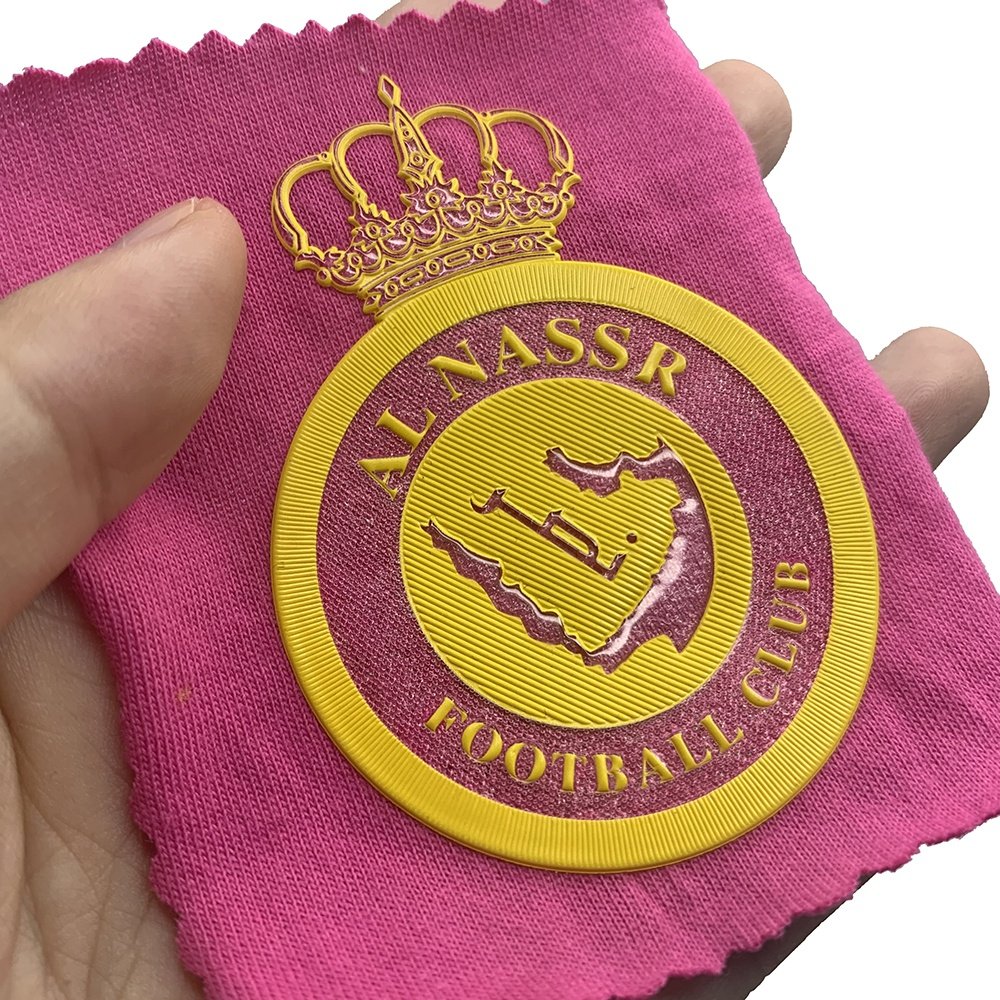 New Design Iron On Custom Printed Embossed Sport Brand Logo Labels Soft TPU Patches for Sportswear