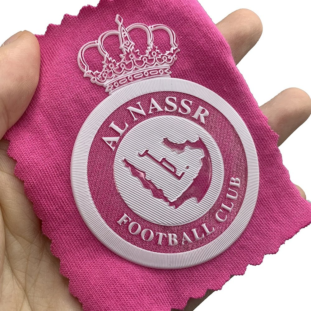 New Design Iron On Custom Printed Embossed Sport Brand Logo Labels Soft TPU Patches for Sportswear