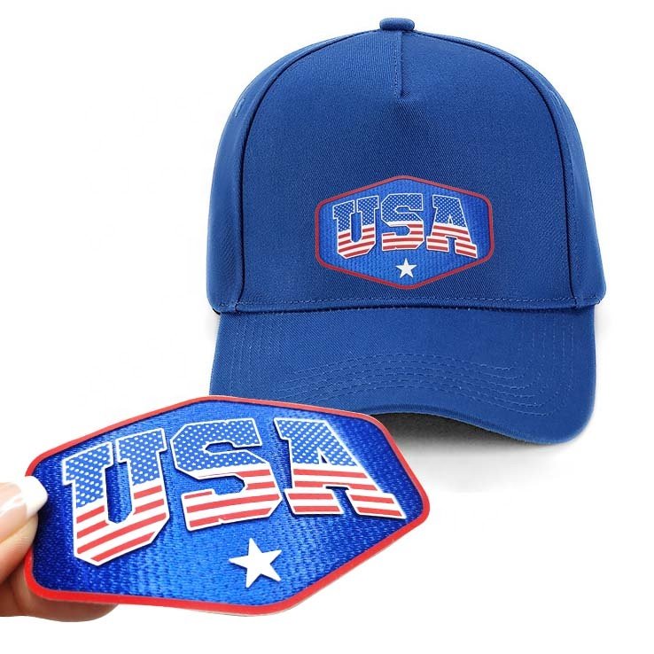 Wholesale custom sports logo insignia tatami background iron in silicone patch clothing
