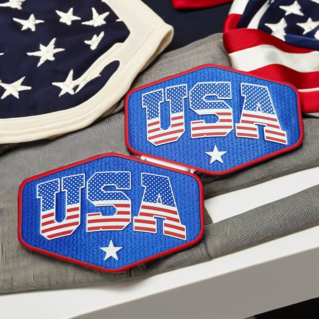 Wholesale custom sports logo insignia tatami background iron in silicone patch clothing