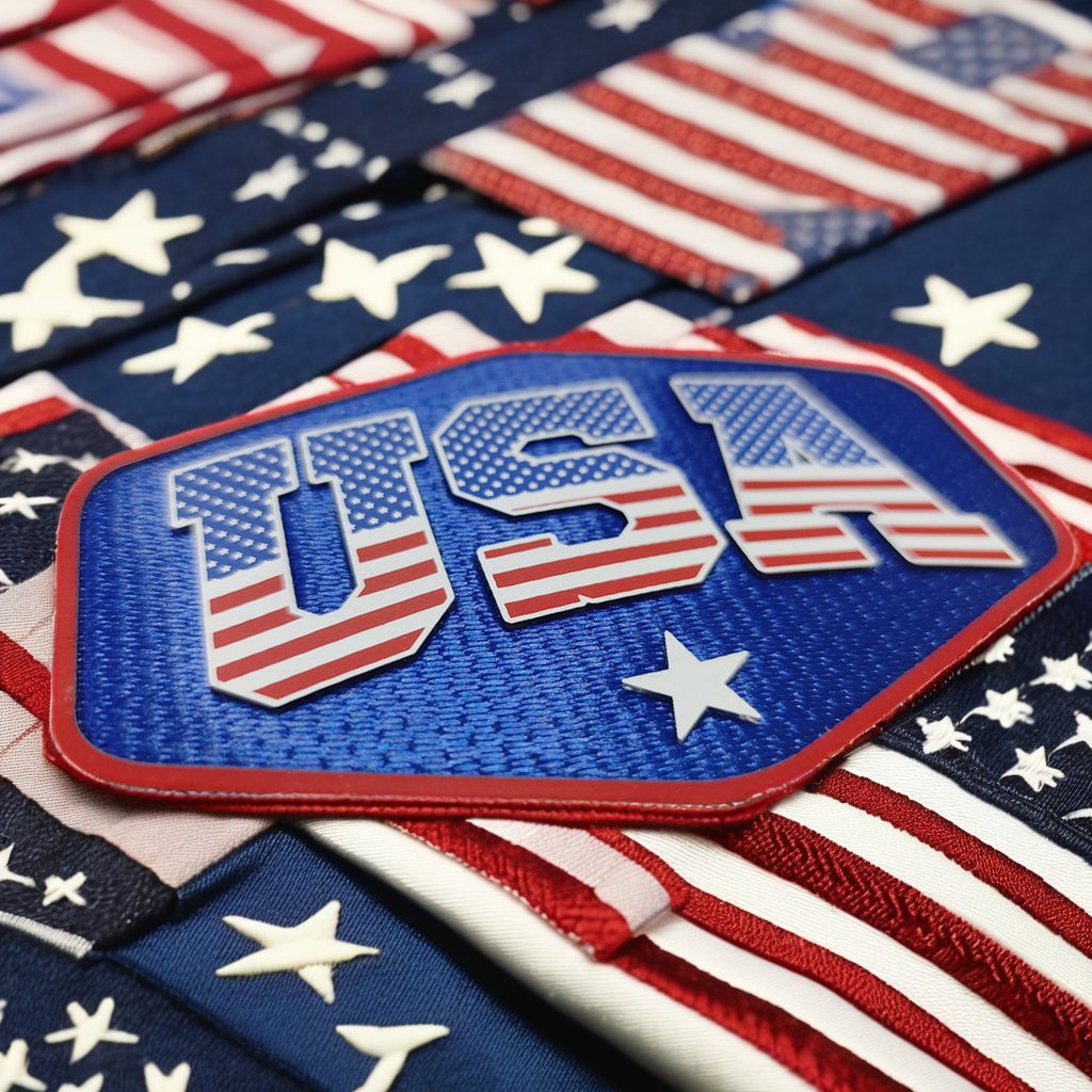 Wholesale custom sports logo insignia tatami background iron in silicone patch clothing