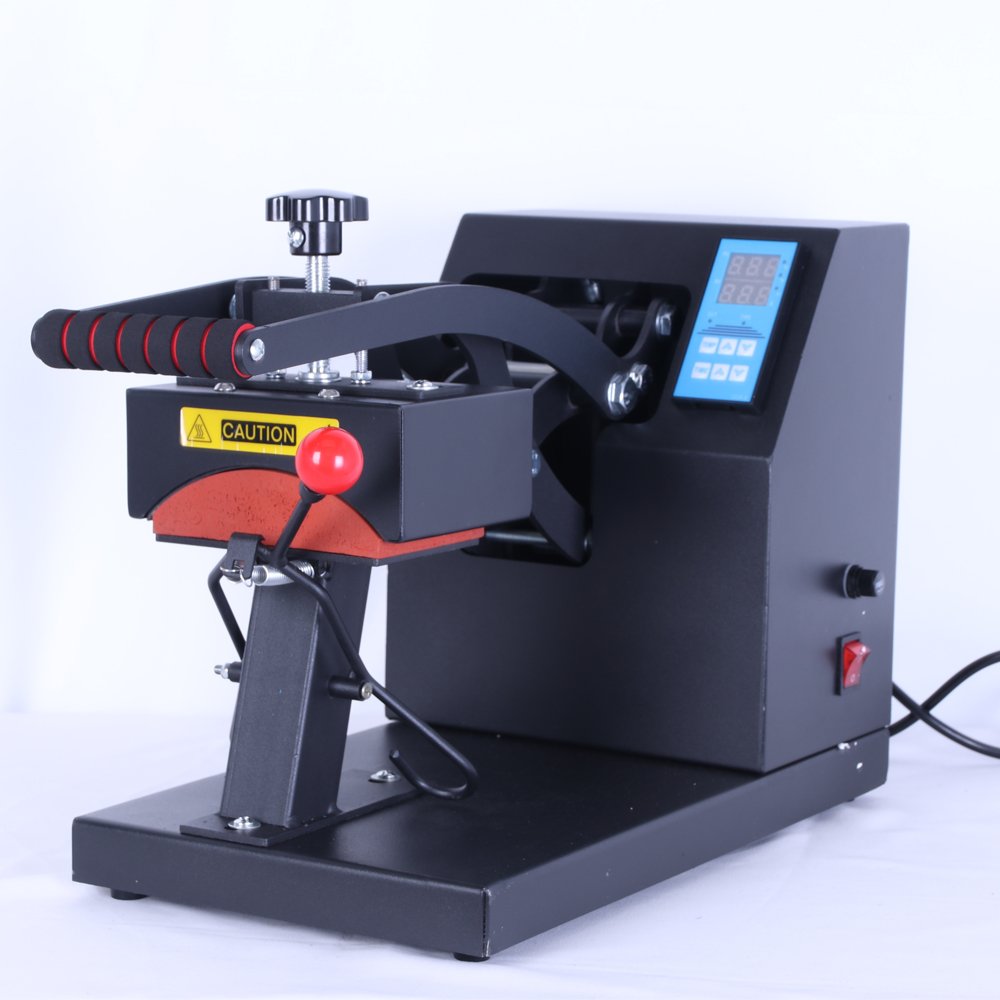 RubySub Hat Heat Press 4 in1 Cap Heat Press Machine 6x3 Inches Clamshell Sublimation Transfer Machine
