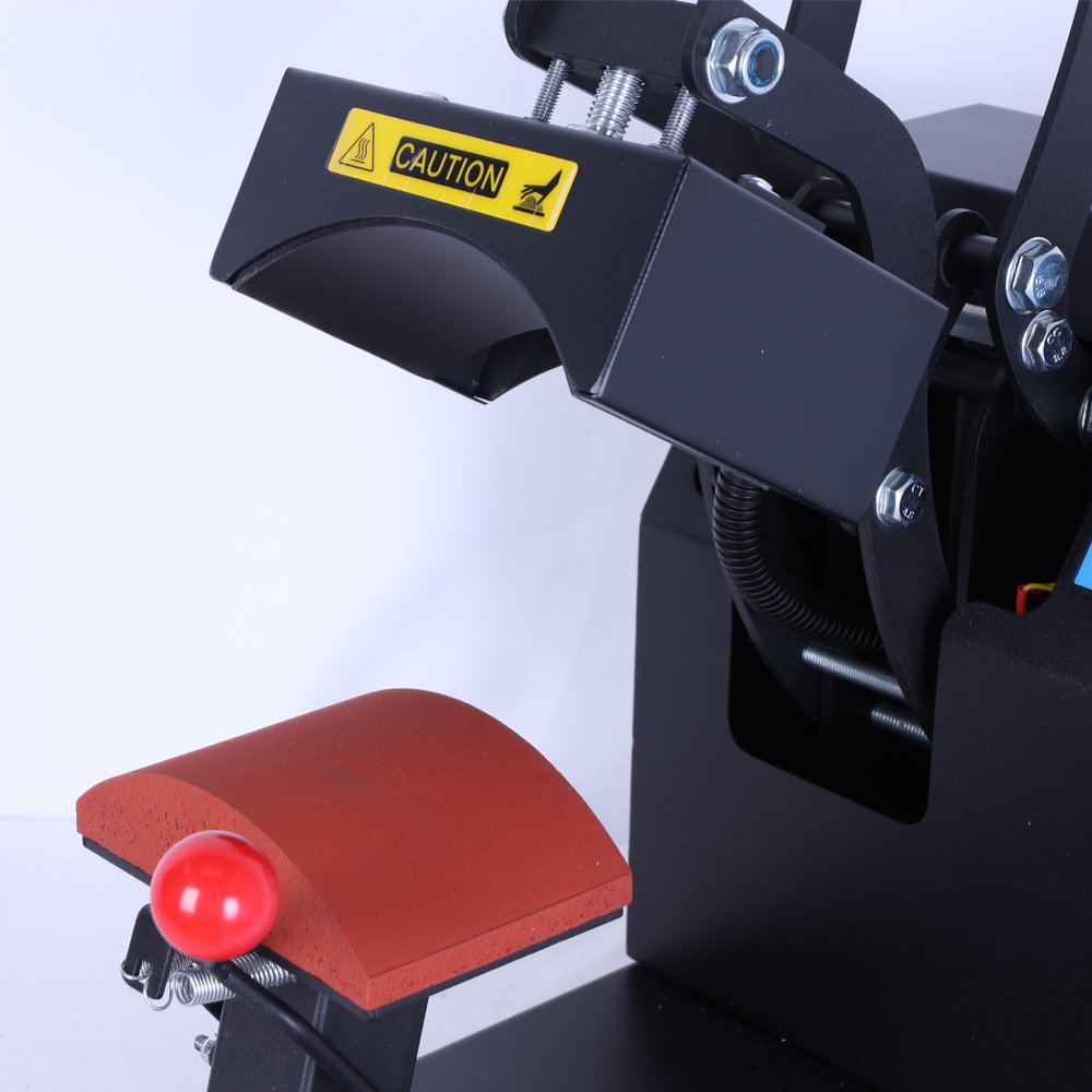 RubySub Hat Heat Press 4 in1 Cap Heat Press Machine 6x3 Inches Clamshell Sublimation Transfer Machine