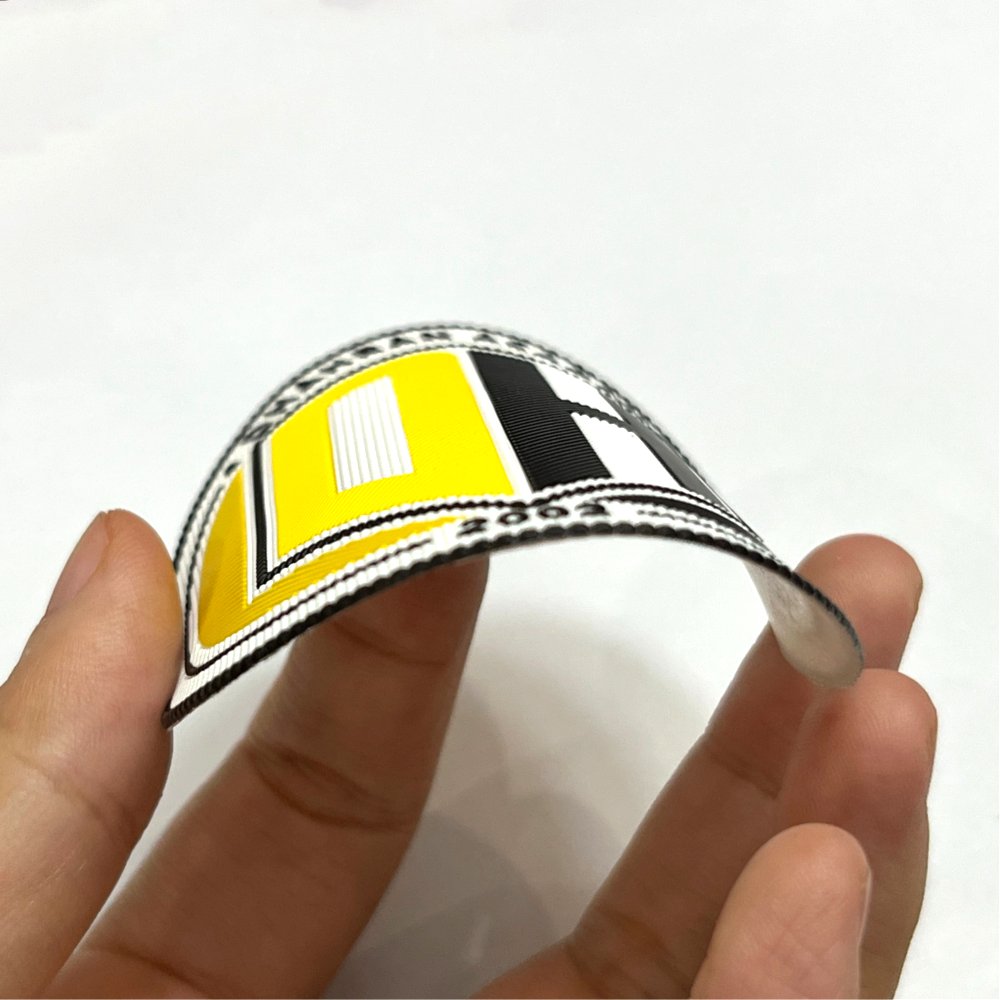 Heat Transfer Labels Wholesale Custom 3D Soccer Logo Sports TPU Patches for Football Sportswear