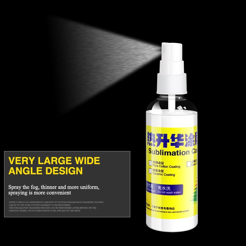 100ml Digital Printing Ink Primer Sublimation Dye Ink Coating Liquid for 100% Cotton Fabric Metal Ceramic