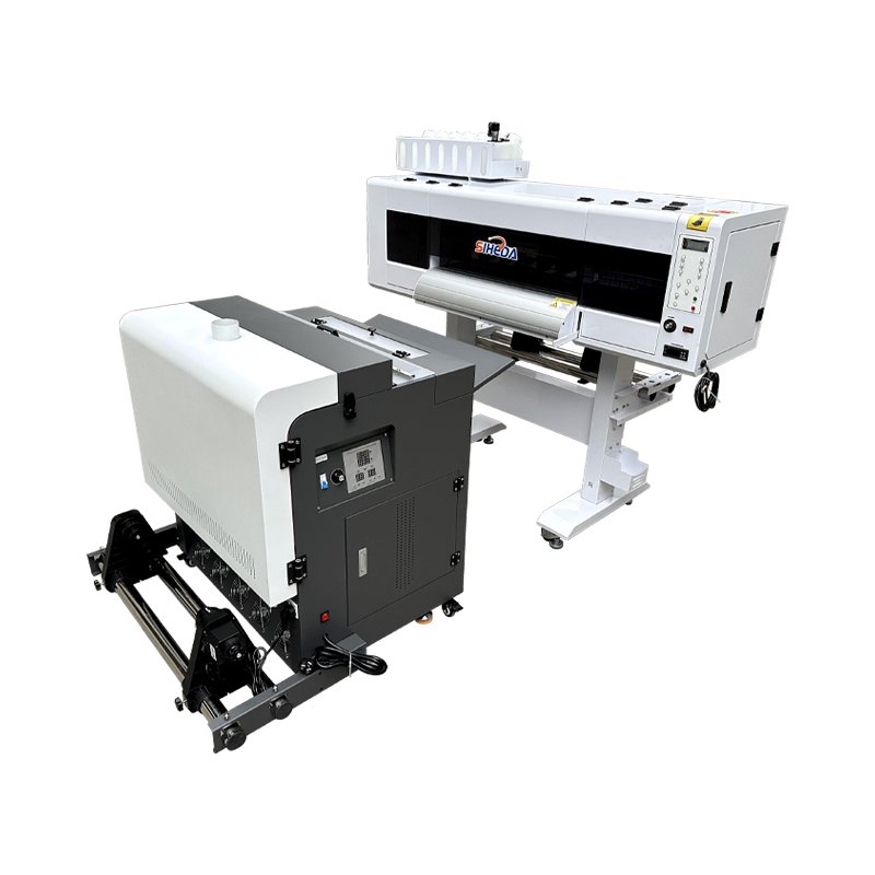 60cm DTF Printer 24 inches dual xp600 I3200 DTF Printer T-shirt Printing Machine XP600 DTF Printer With Shaker and Dryer