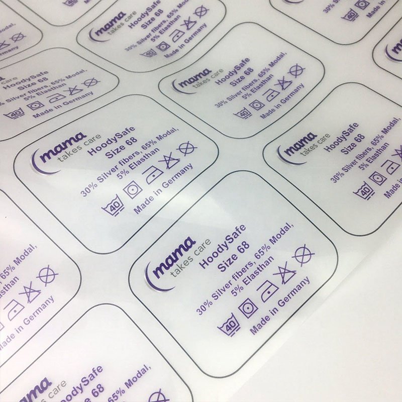 Custom 3D Raised Effect Brand Logo Rubber Silicone Heat Transfer Clothing Label Sticker For T-Shirt