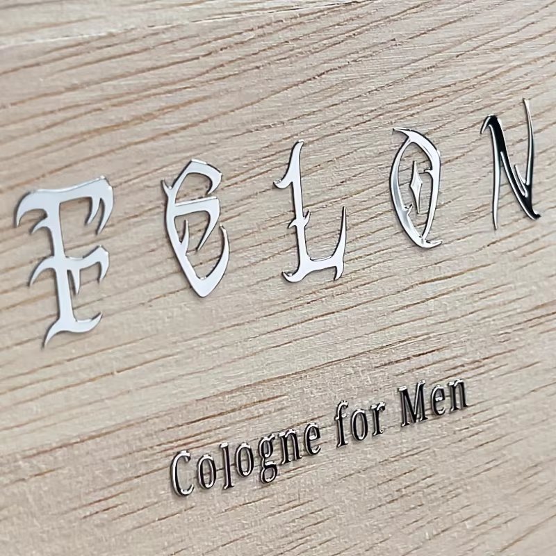 Custom Metal 3D Adhesive Sticker Label Widely Used Transfer Printing Removable Stickers