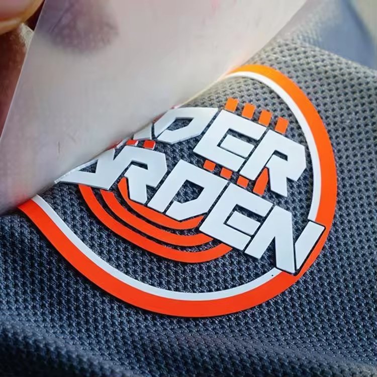 Custom patches for clothing heat transfer 3d silicone individualization heat transfer iron on rubber patches