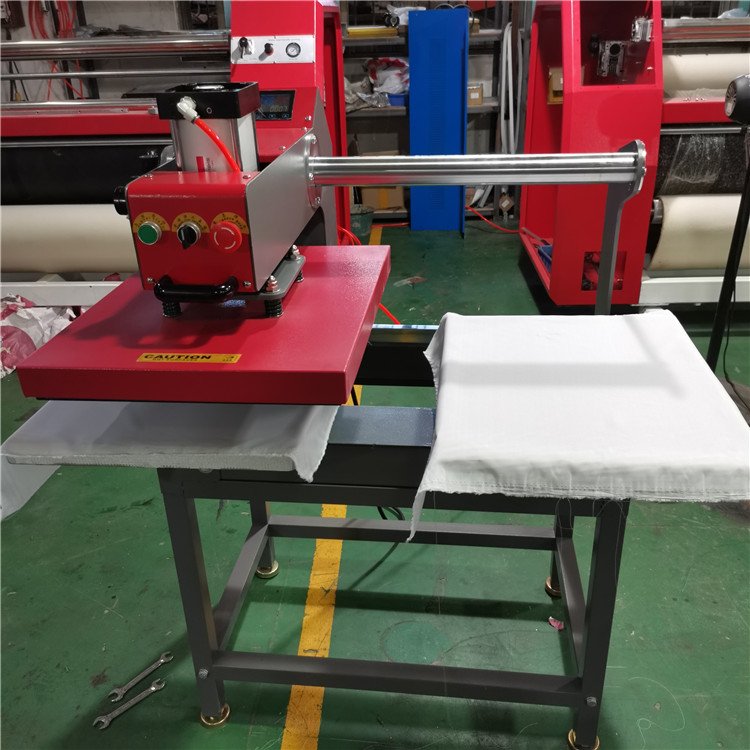 ChengYi 16x20 sublimasi pneumatic t shirt printing transfer karet double station mesin heat press sablon swing with silicon