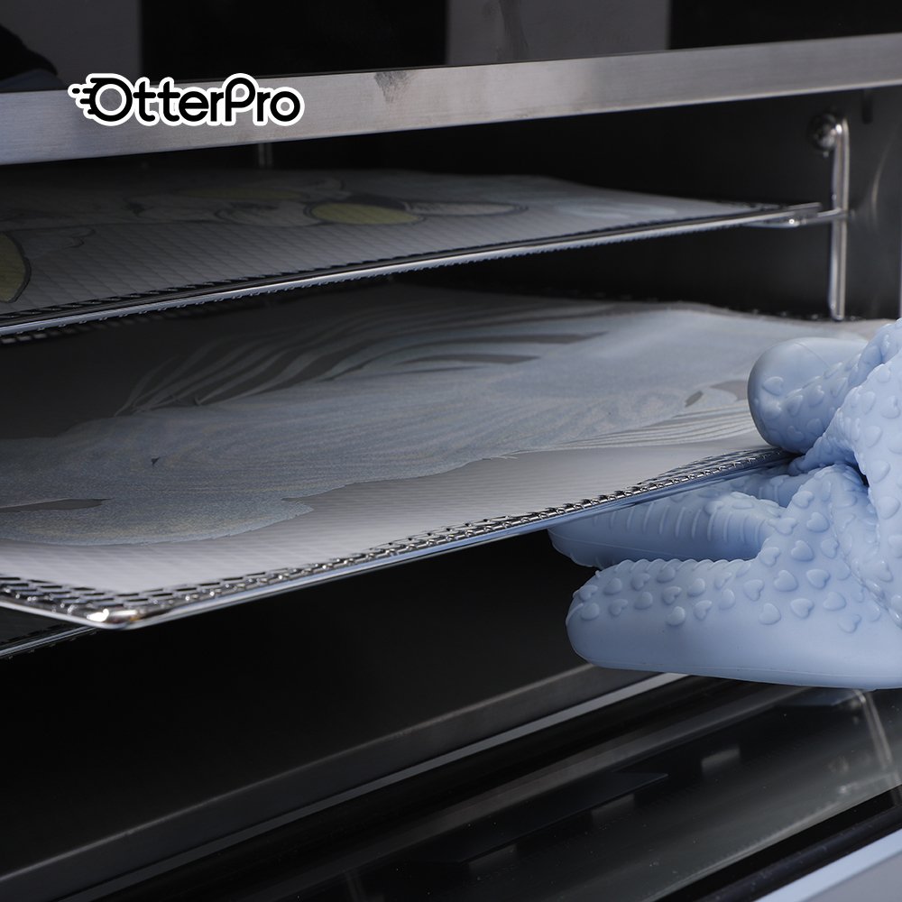 Tri-Layer OtterPro A3 A4 Small DTF Heat Transfer Printing Film Powder Oven Dryer Machine for Home and Retailers