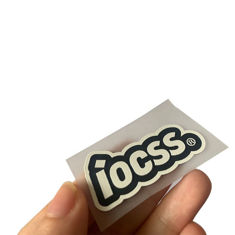 Iron On Silicon Heat Transfers Patches Manufacturer Custom Printed 3D Emboss TPU Silicone Heat Transfer Label