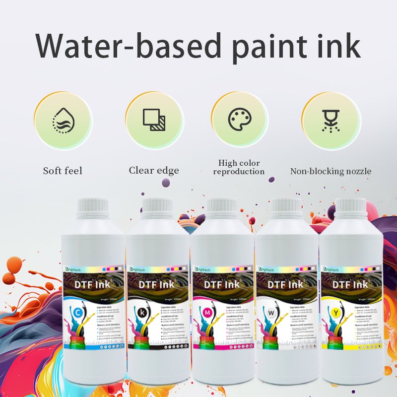 Ink DTF Film Transfer Printer Ink White Ink Textile Printing Pet White Textile PET for heat transfer paper epson l8050 printer