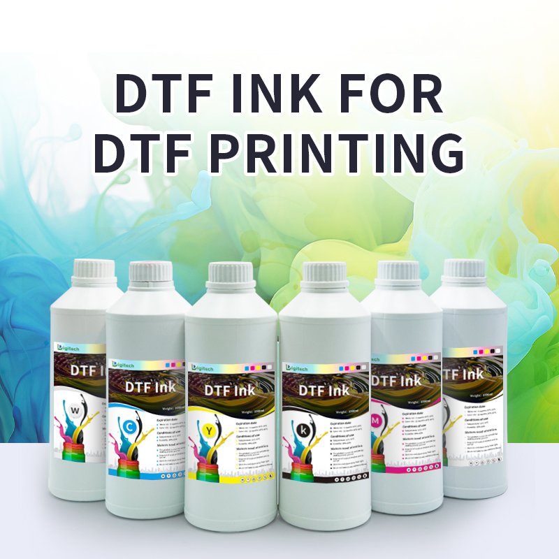 Ink DTF Film Transfer Printer Ink White Ink Textile Printing Pet White Textile PET for heat transfer paper epson l8050 printer
