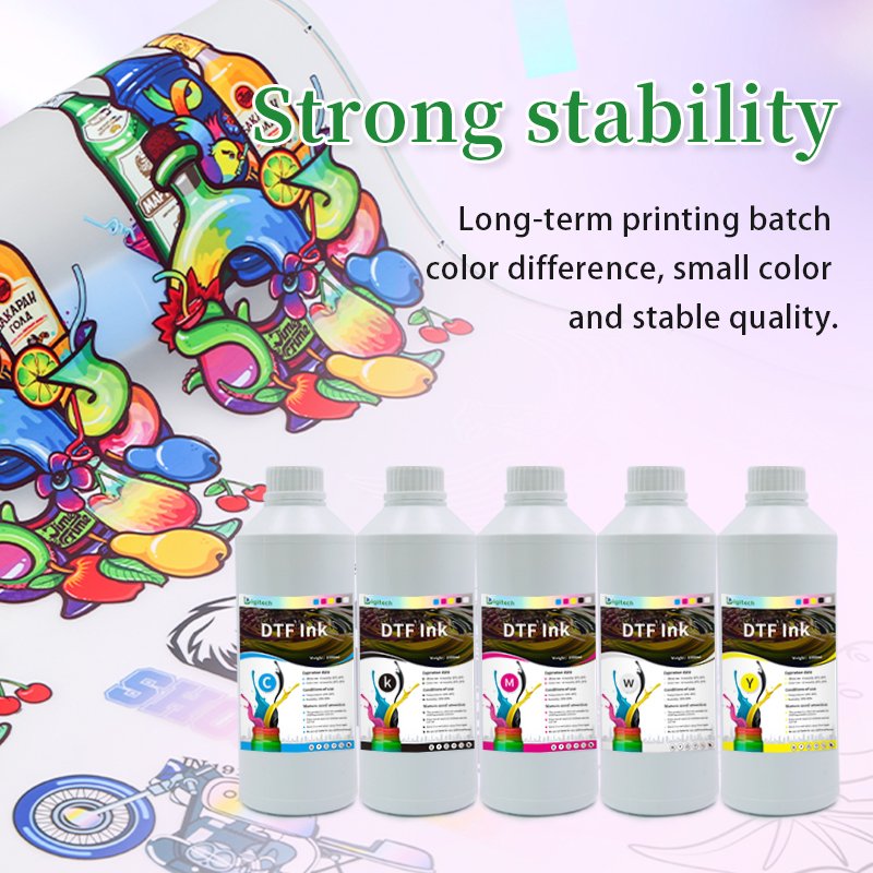 Ink DTF Film Transfer Printer Ink White Ink Textile Printing Pet White Textile PET for heat transfer paper epson l8050 printer