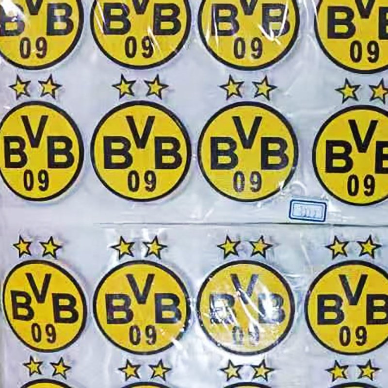 Packaging transfer printing custom Team Badge high-frequency PVC stickers Heat transfer printing label for T-shirts