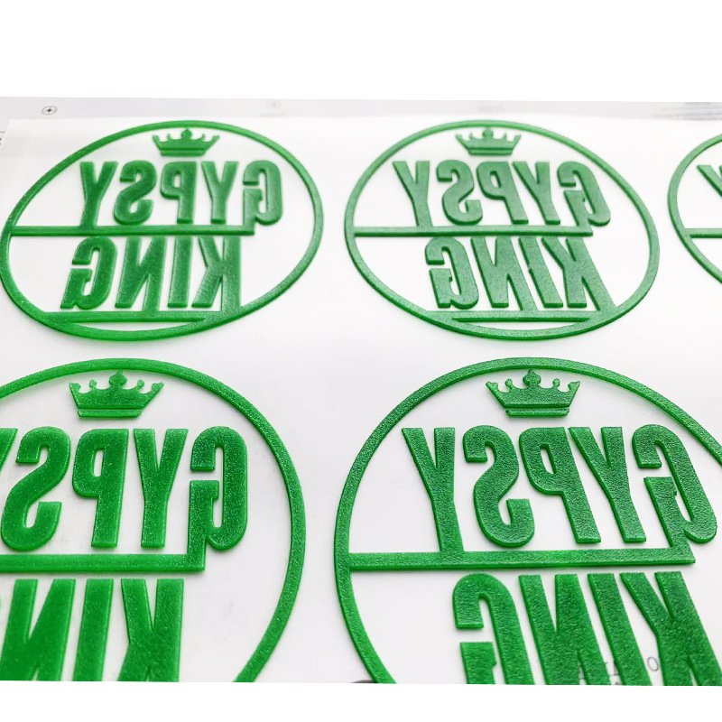 Cheaper Prices Low MOQ Custom High Raise Silicone 3d Heat Transfer Label
