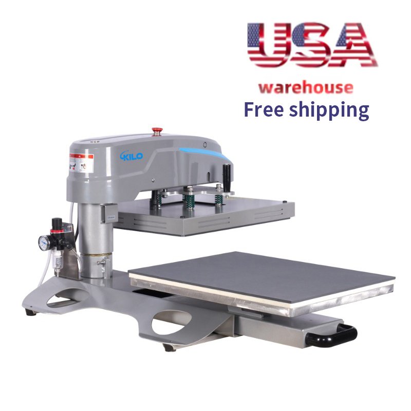 Usa Warehouse Ch-4050q 220/110V 2.5 Power Automatic Swing Away Heat Transfer Machine T Shirt Pneumatic Heat Press Machine