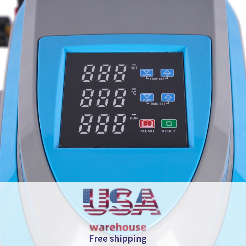 Usa Warehouse Ch-4050q 220/110V 2.5 Power Automatic Swing Away Heat Transfer Machine T Shirt Pneumatic Heat Press Machine