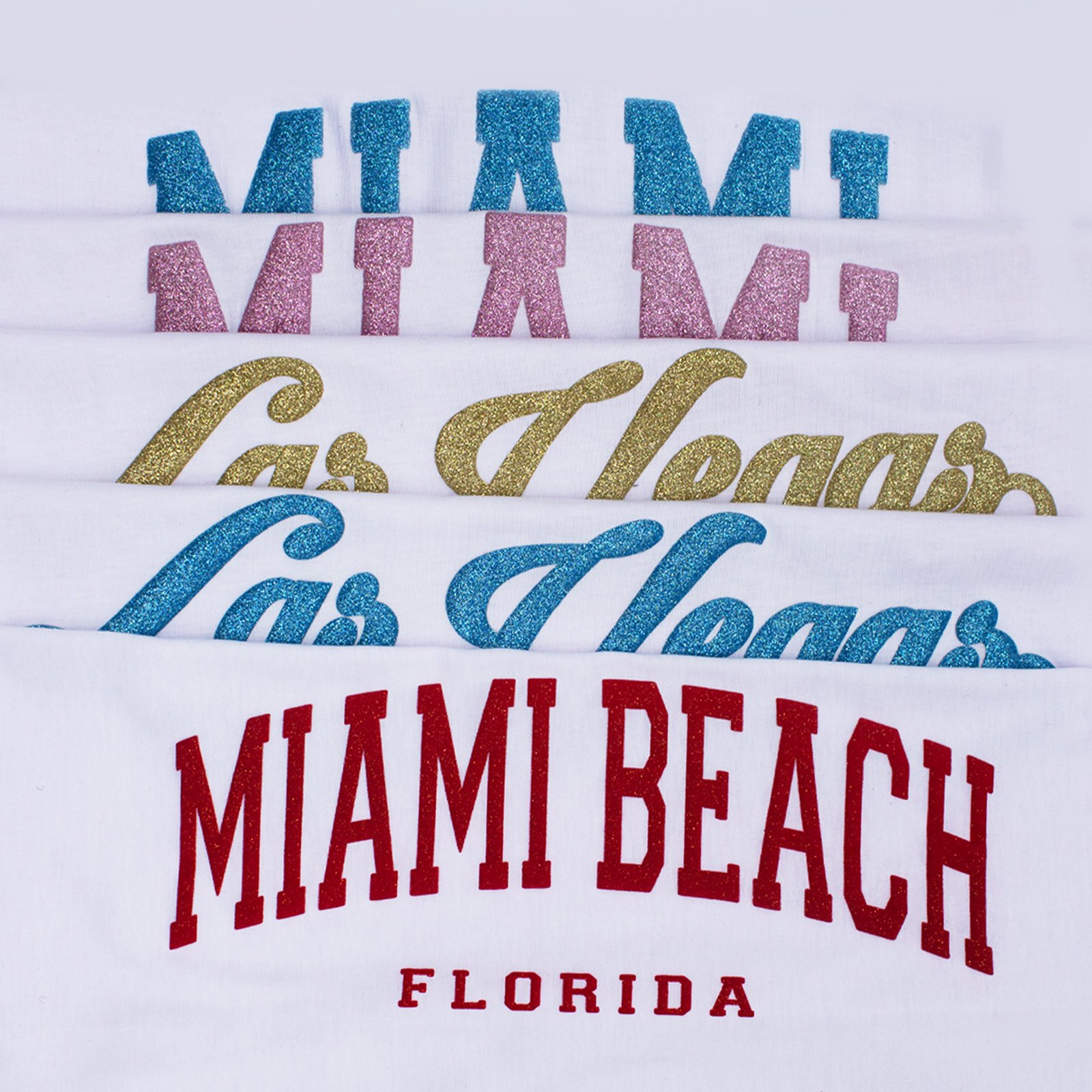 EYD Low MOQ Transfers Designs Ready to Press Paper Film DTF Puff Glitter Heat Transfer Printing for T-shirt