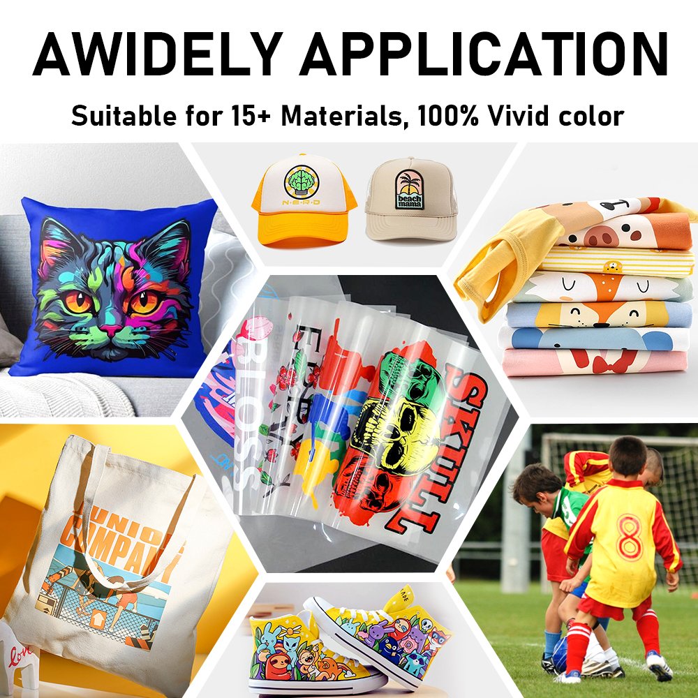 Desktop Small a4 L805 Transfer Print DTF Printer 1440*1440DPI Digital Pet Film Clothes T-shirt printing