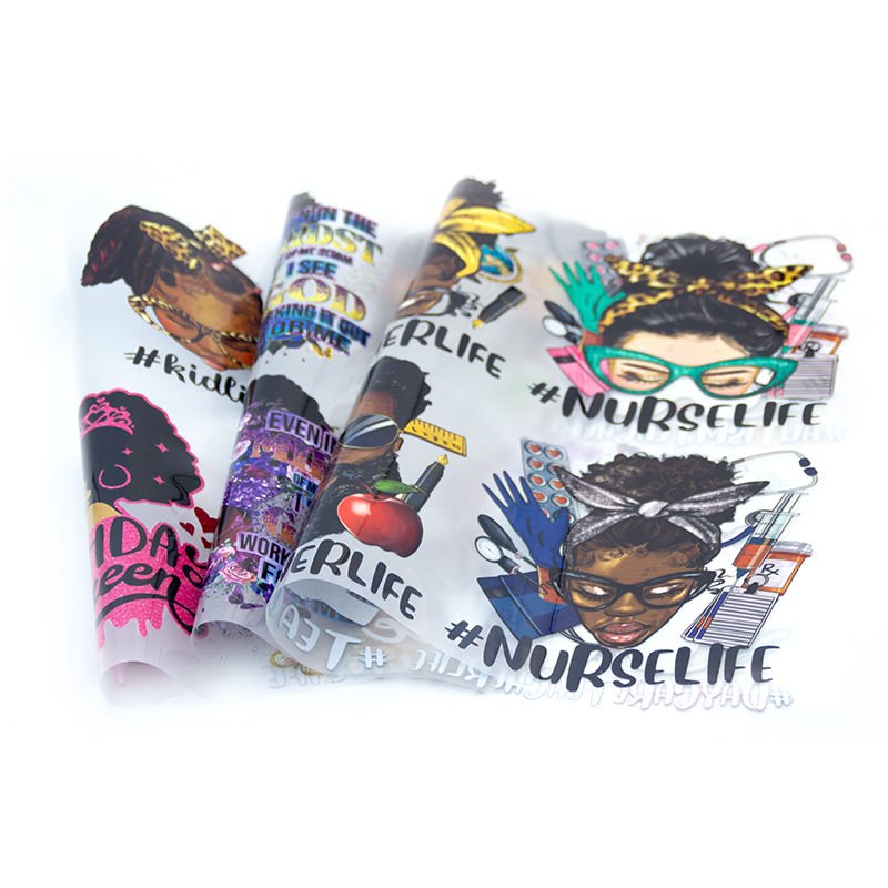 Custom DTF heat transfers stickers ready to press gang sheet tshirts decals heat press transfer printing stickers for garments