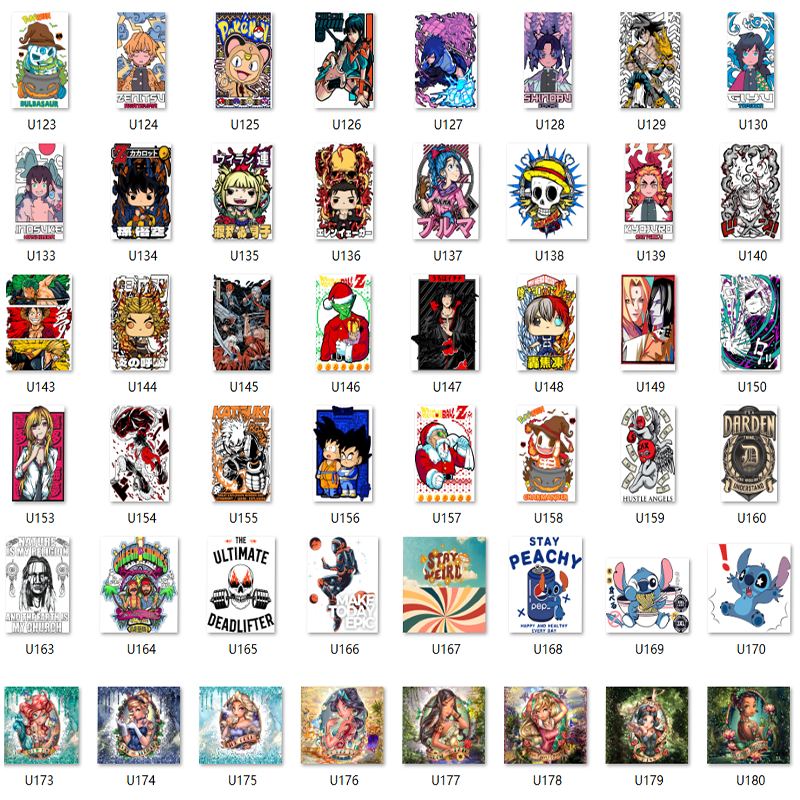 Various festival designs iron on transfer for clothing Washable heat transfers for t-shirts Heat Transfer Printing