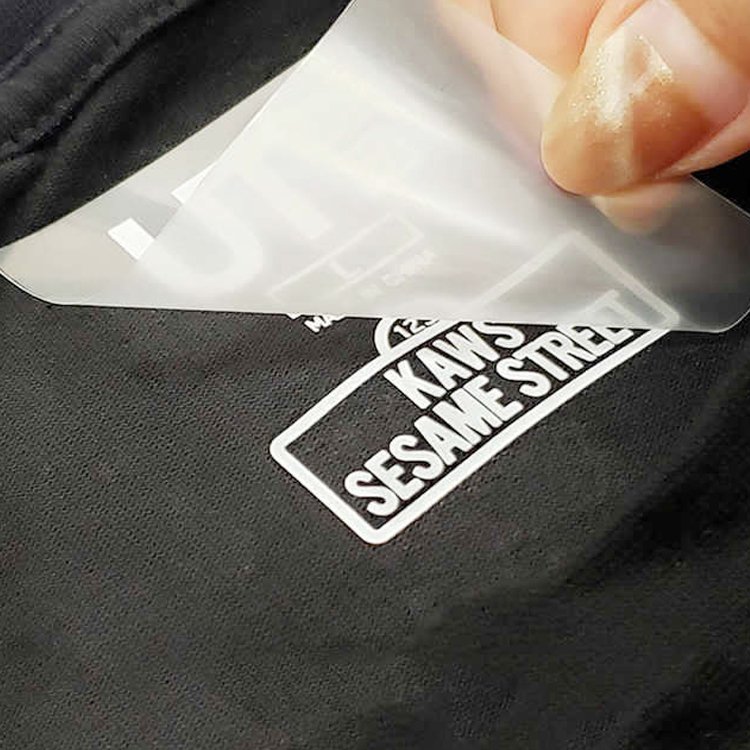 Consen Heat Press Band Name Clothing Logo Label DTF Digital Print Heat Transfer Printing For Bags